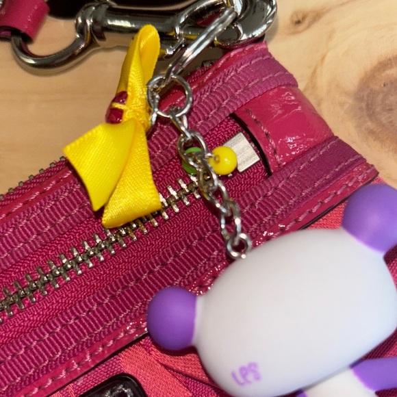 Littlest Pet Shop G2 Purple & White panda Bear Keychain – Custom Bag Charm - Picture 4 of 4